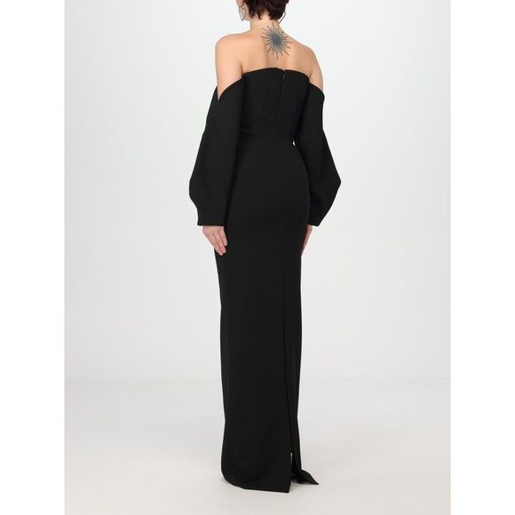 Solace London Dress Woman Black Women - Picture 2 of 4